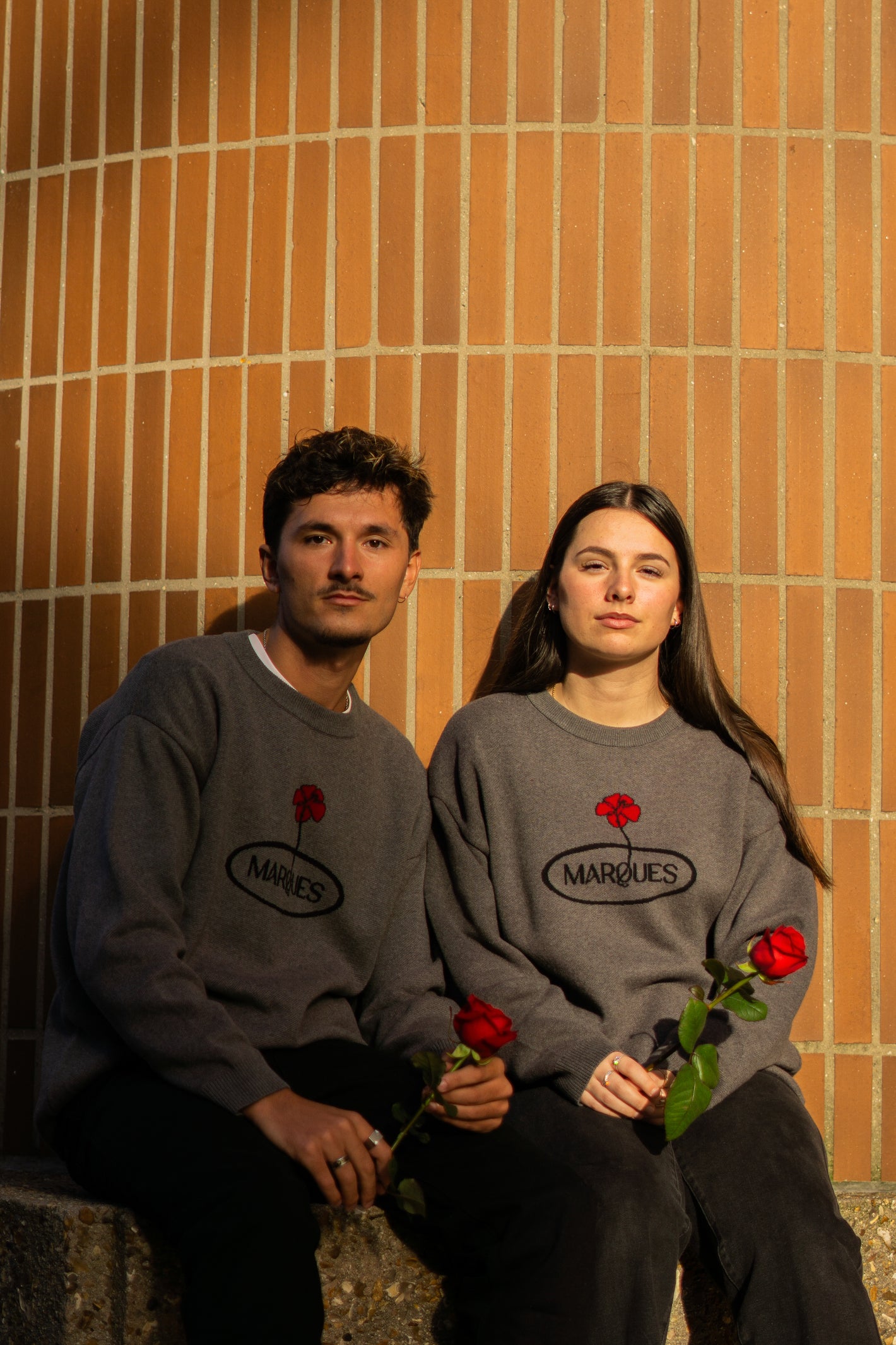 pull saint valentin avec fleurs